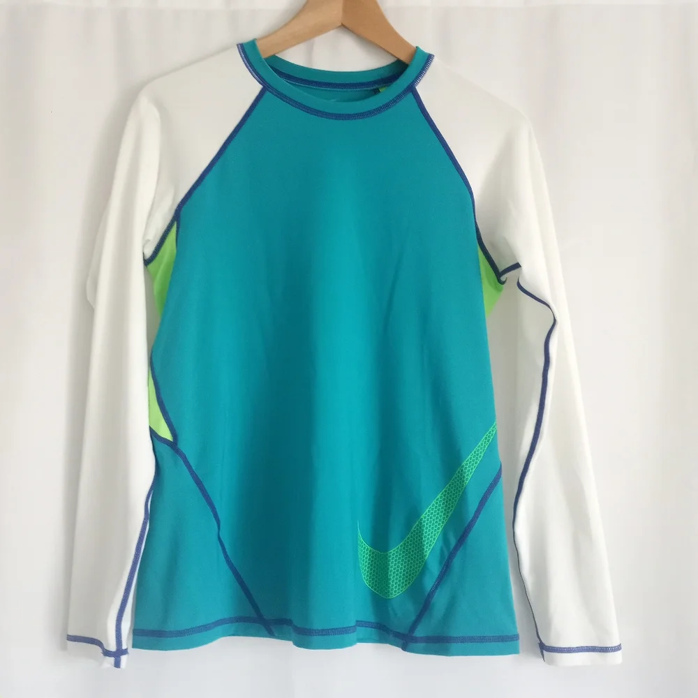 Nike Turquoise Longsleeve Running Top